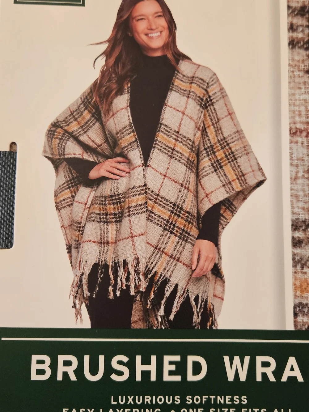 Woolrich Brushed Wrap Plaid Soft Throw